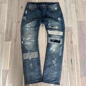 'Y2K Cult of Individuality Japanese Selvedge Denim blue jeans Size 34 34